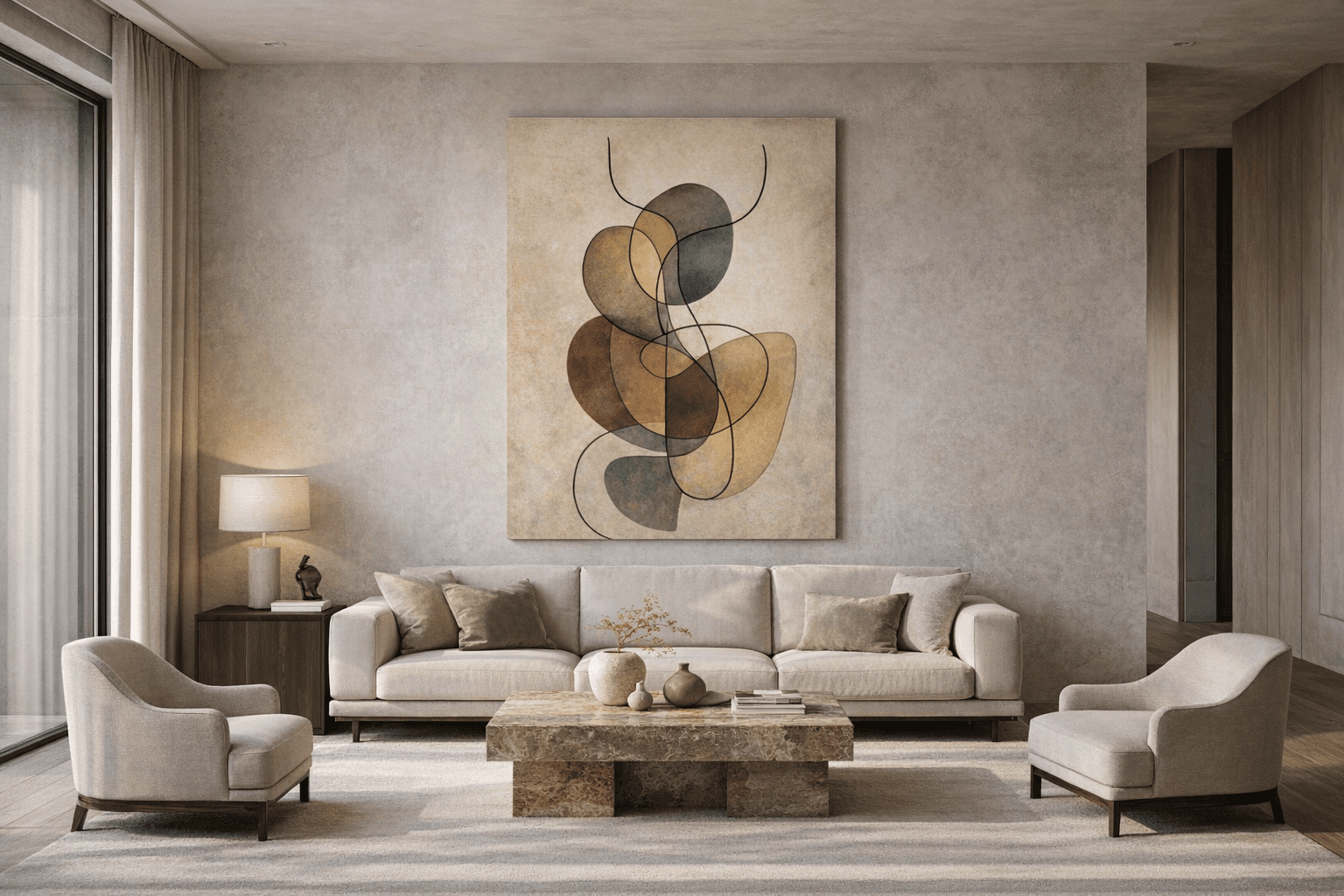 Organic Forms in Muted Harmony