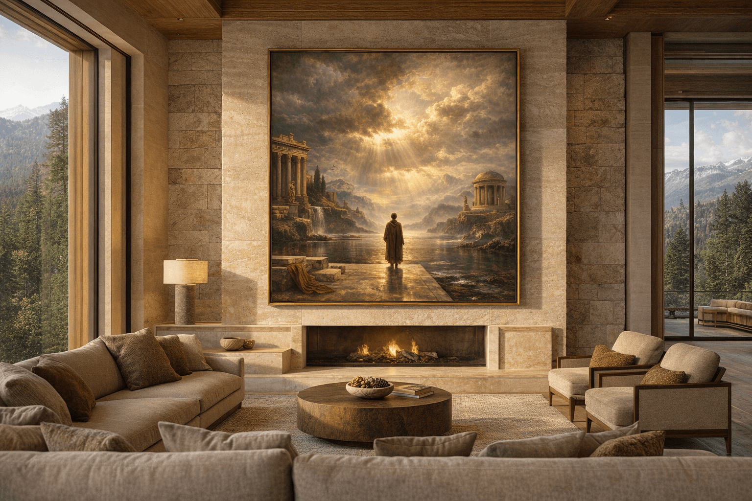 Solitude at the Golden Horizon