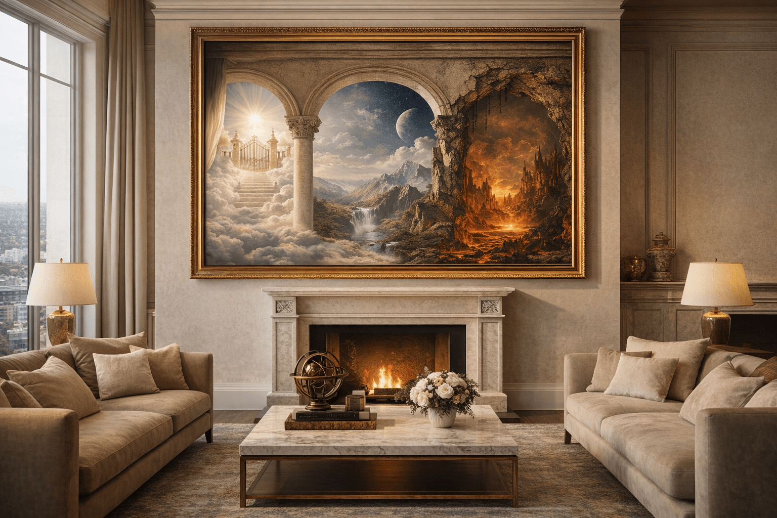 Thresholds of Heaven and Hell