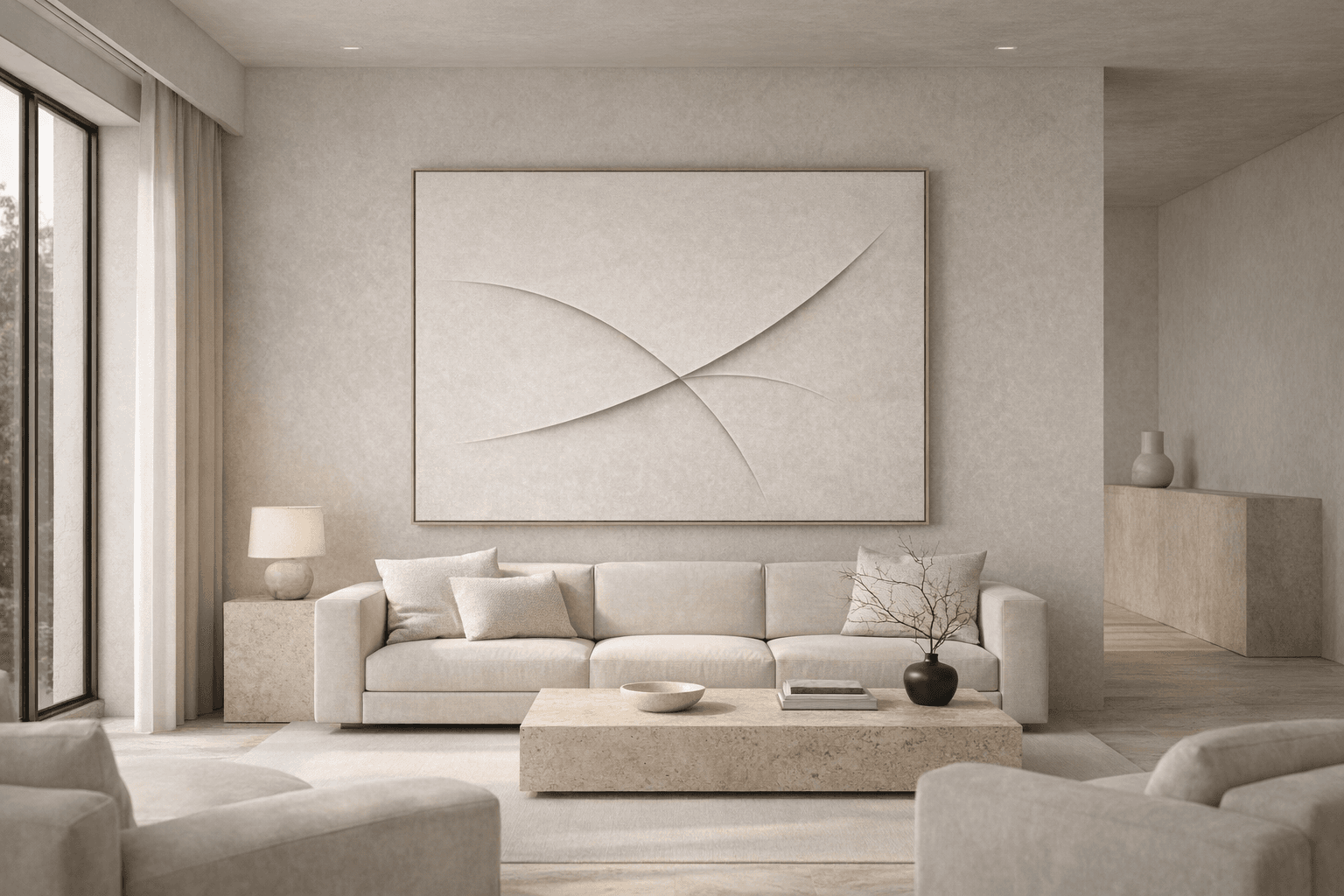 Intersecting Curves in Relief