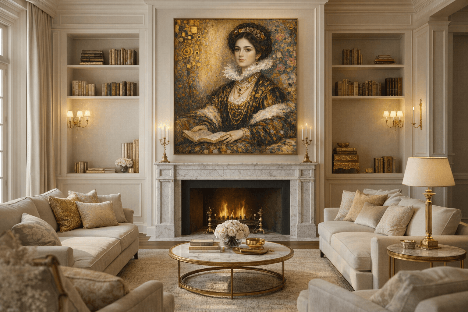 Portrait of a Noblewoman in Gold