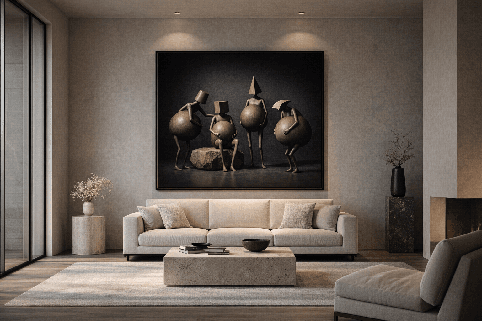 Geometric Figures in Contemplation