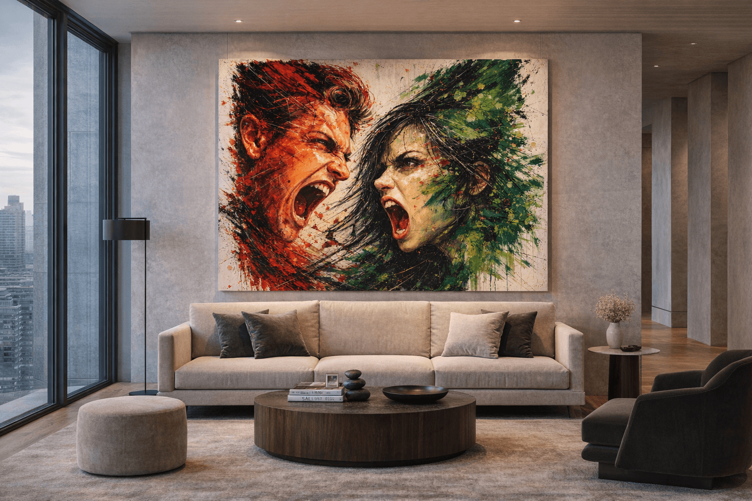 Clash of Fiery Emotions