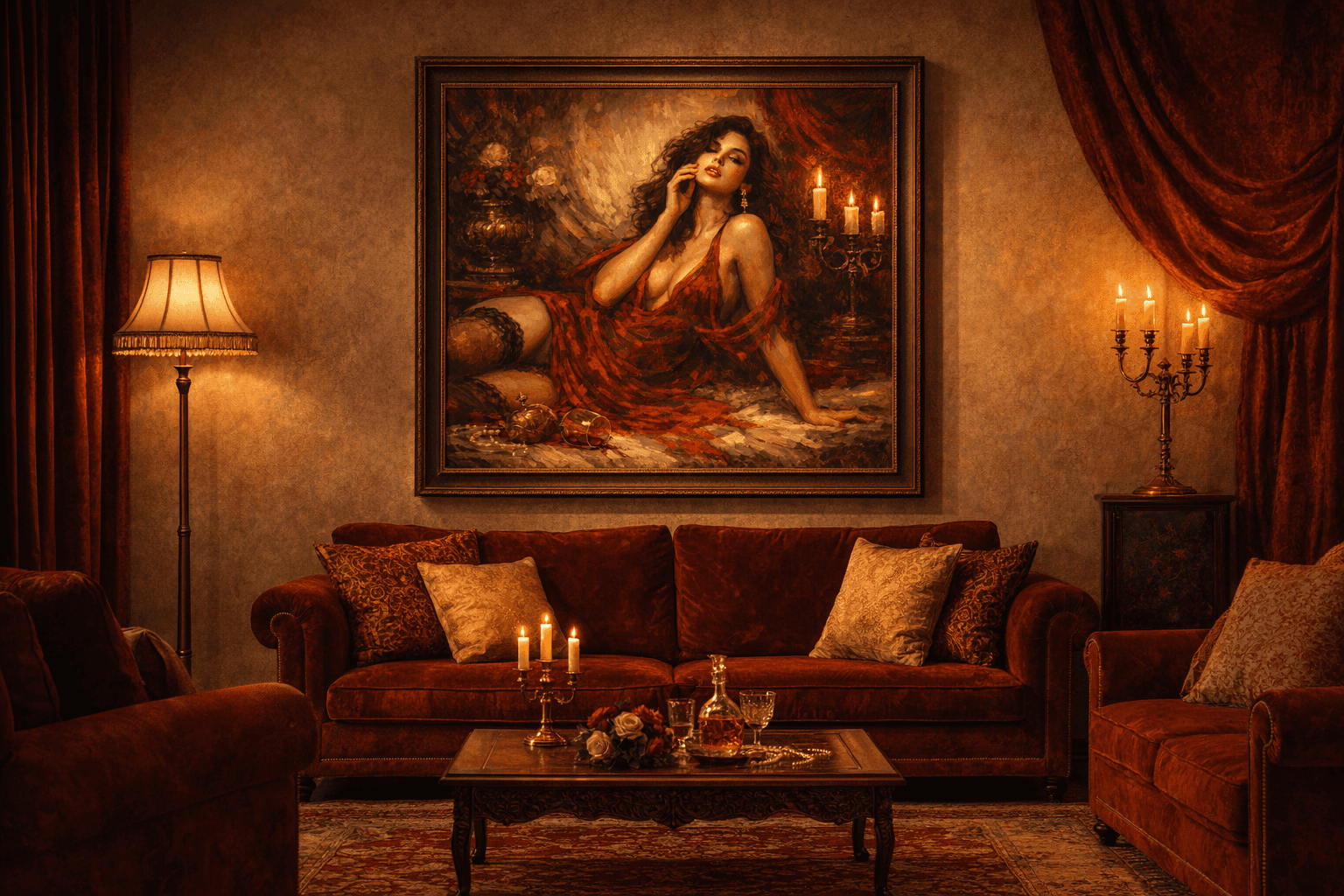 Embrace of Fiery Desire