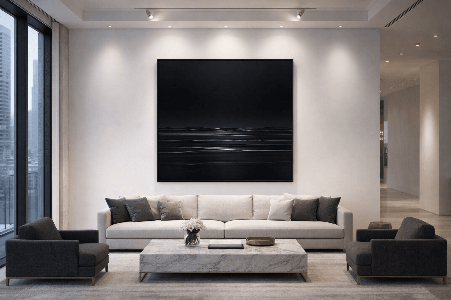 Layered Metallic Horizon